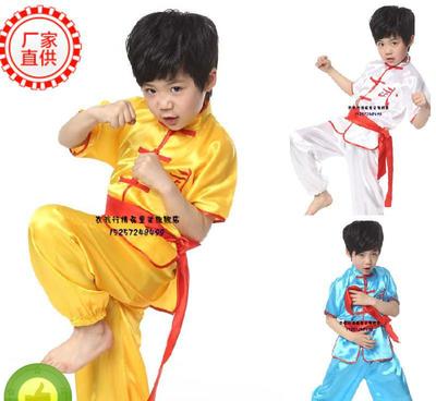 新品六一儿童舞蹈表演服 武术练功衫与民族太极拳服的完美结合